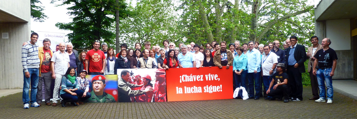 Homenaje al legado de Hugo Chávez y su lucha por la liberación de todos los pueblos